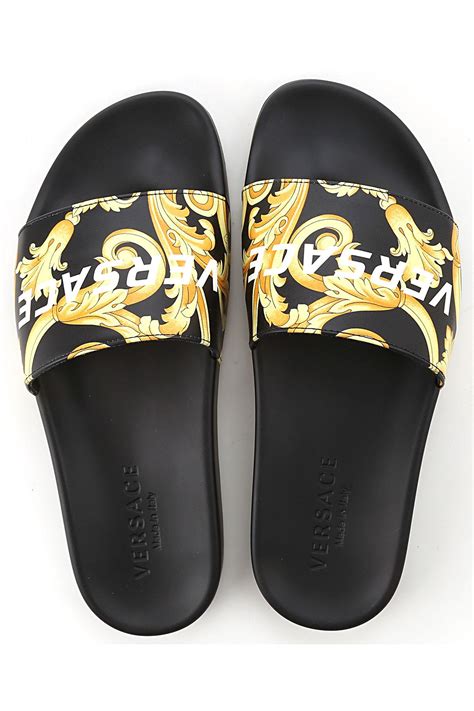 versace flip flops fake|Versace Sandals & Sliders for Men.